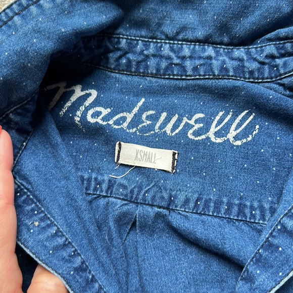 XS Madewell jean top - Picture 2 of 3